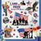 9 Sheets Memorial Day Window Clings – Patriotic 4th of July Stickers, American Flag Soldier Eagle Cross Decals for Veterans Day & Independence Day Home Decor